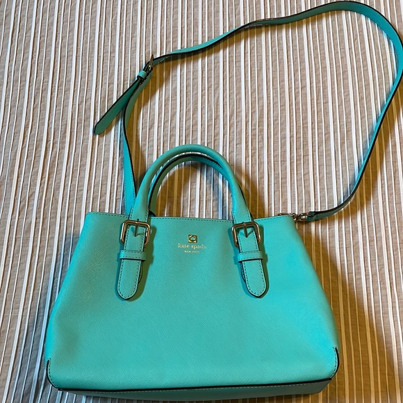 Kate Spade Tiffany Blue Crossbody/ Satchel bag - Picture 1 of 4